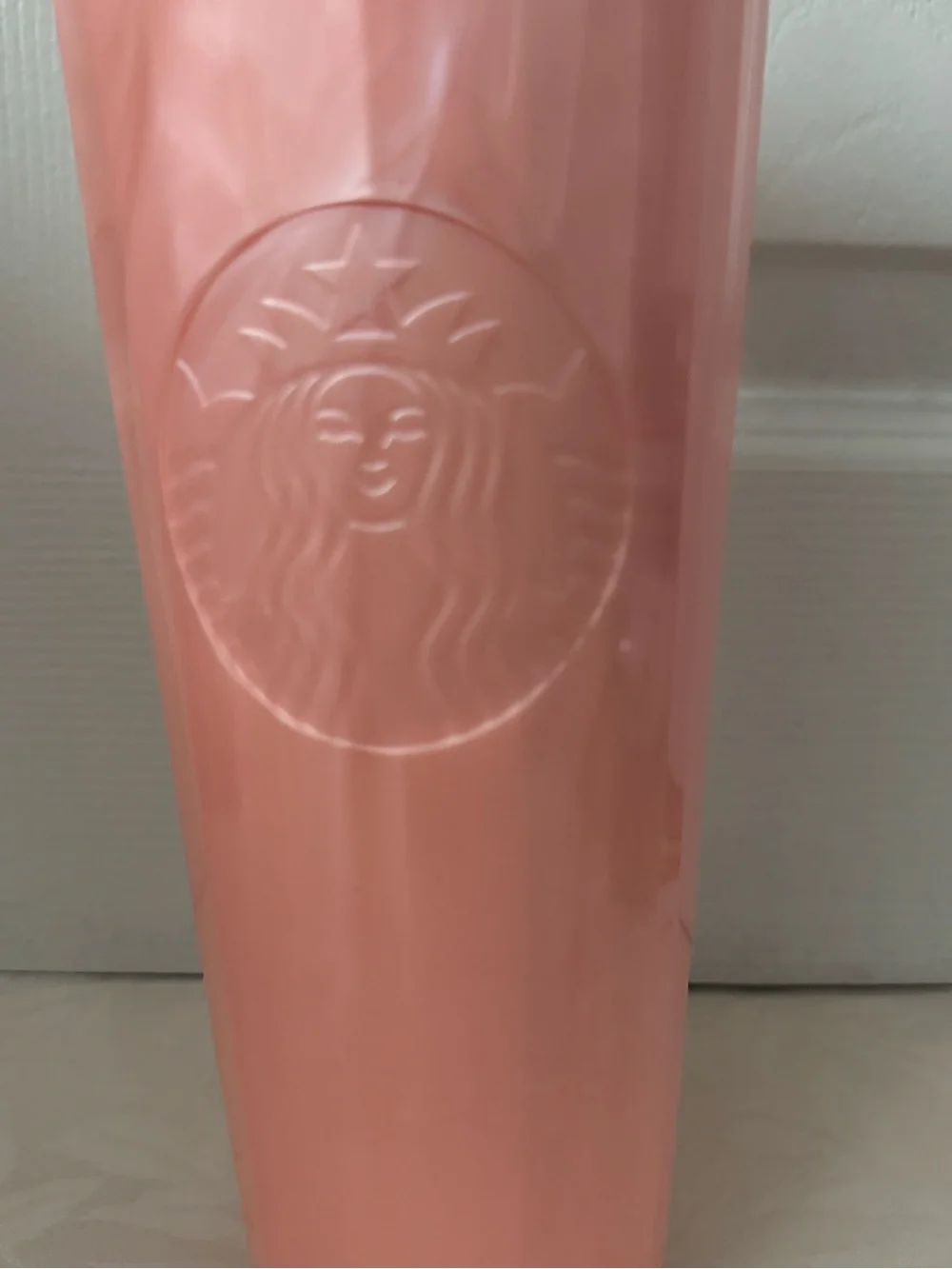 Starbucks Rare Pearl Pink Summer Tumbler with Straw